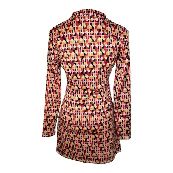 Urban Outfitters Harley Printed Long
Sleeve Mini Dress size‎ S/P - Picture 4 of 6